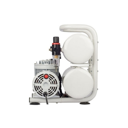 FORMULA AIRBRUSH COMPRESSOR 1/4HP WITH TWIN TANKS 7.5L