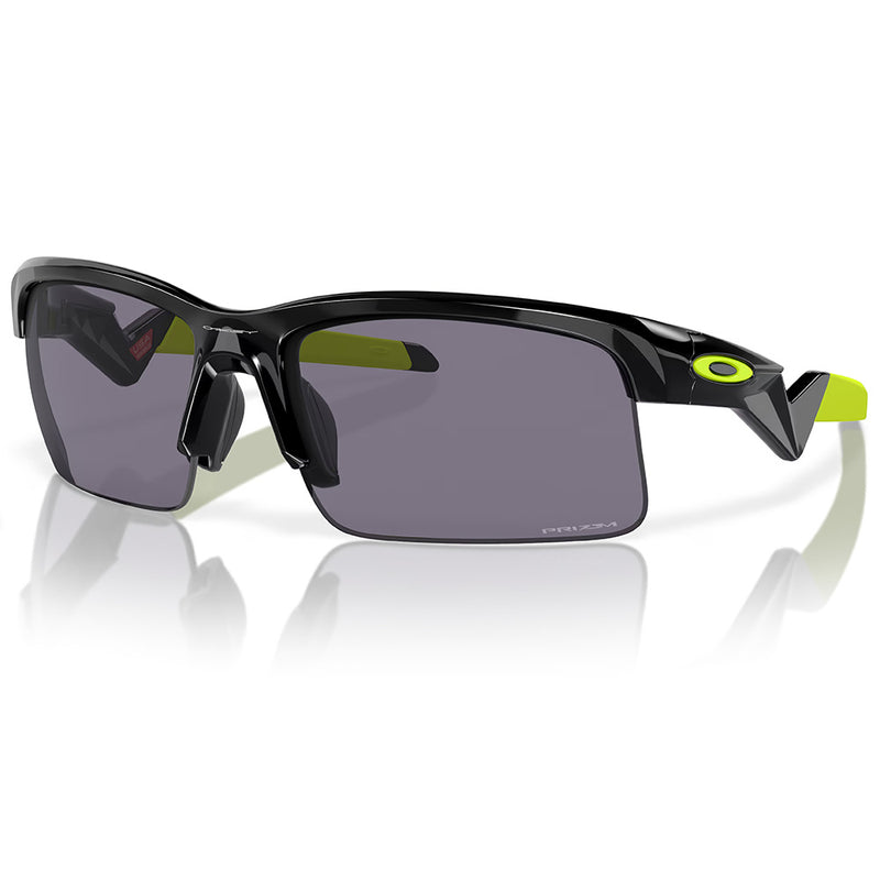 Load image into Gallery viewer, 0OJ9013-0162 Oakley Capacitor Sunglasses, Polished Black Frame with PRIZM Grey Lens
