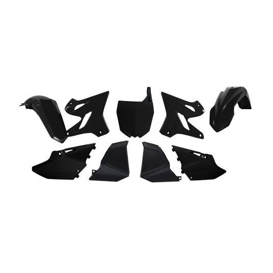 PLASTICS KIT RTECH 6 PIECE BLACK YAMAHA YZ125 YZ125X YZ250 YZ250X