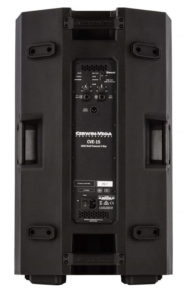 Load image into Gallery viewer, CERWIN VEGA CVE SERIES PRO AUDIO 15" POWERED BLUETOOTH 2-WAY FULL RANGE SPEAKER
