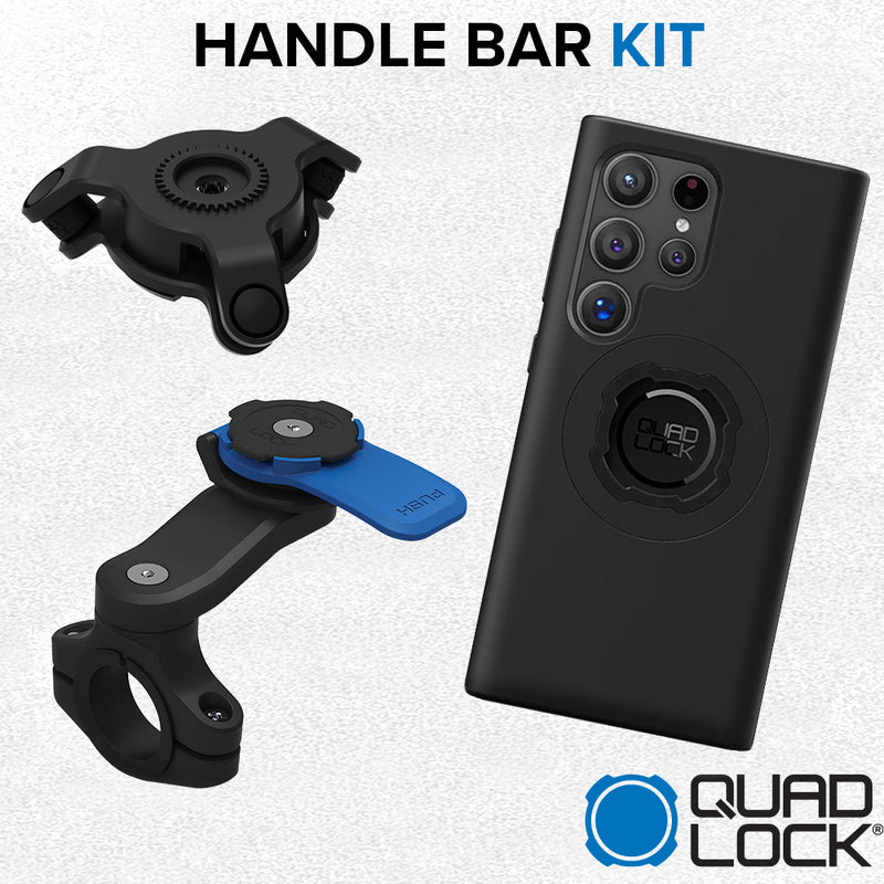 Load image into Gallery viewer, Samsung Galaxy S24 Ultra Handlebar Mount Kit Quad Lock

