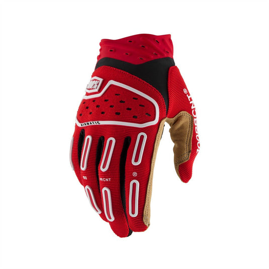 100% [10041-00015] Airmatic 2 Gloves Red/Black