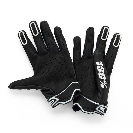 100% [10046-00005] Ridefit Gloves Black