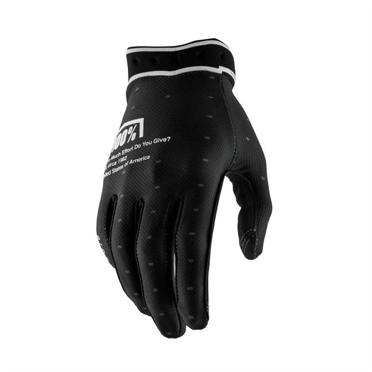 100% [10046-00005] Ridefit Gloves Black