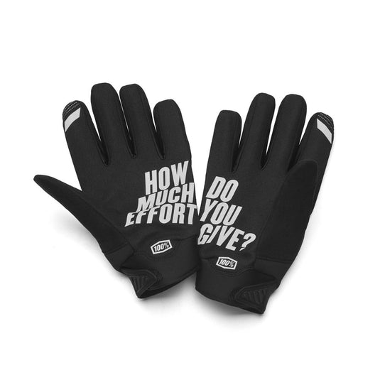 100% [10003-00004] Brisker Cold Weather Gloves Black