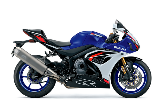 2026 Suzuki GSX-R 1000 RW 40th Anniversary motorcycle on a white background