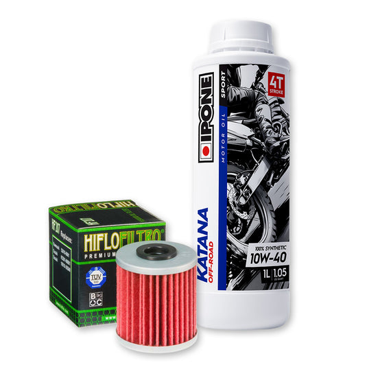 Kawasaki Oil Change Kit - HIFLO HF207 / IPONE 801104