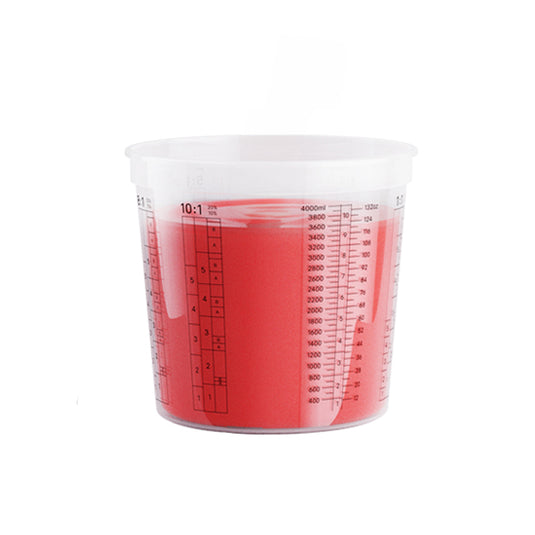 HANSPRAY MIXING CUPS 4000ML (5000ML CAPACITY)  - BOX OF 40