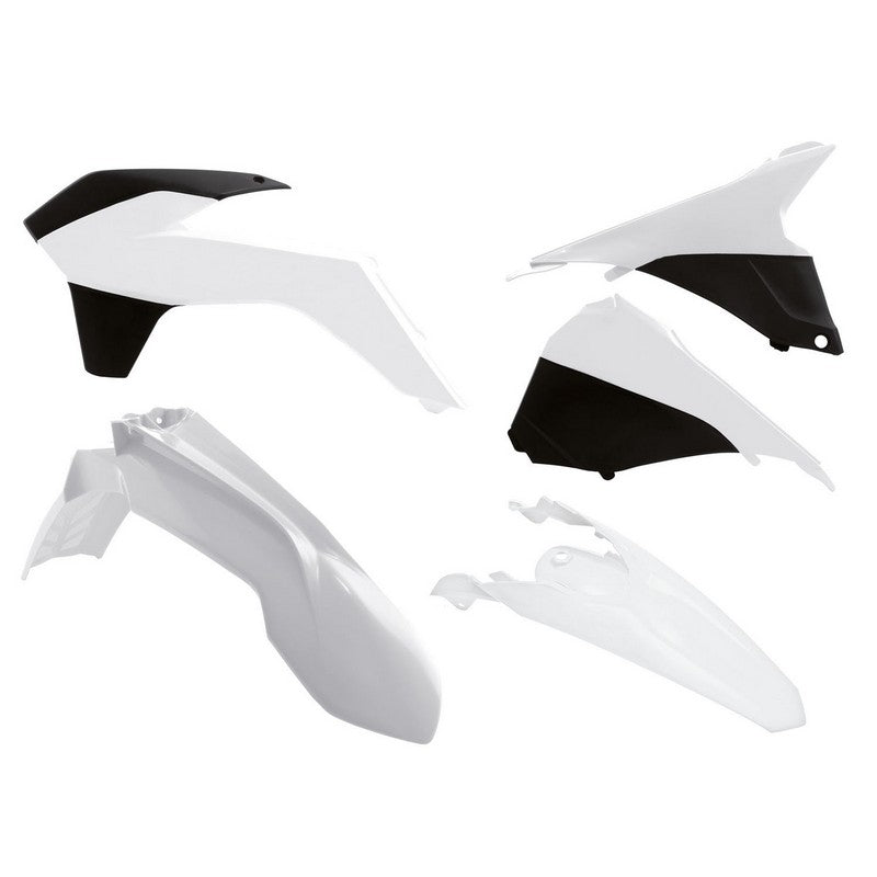 Load image into Gallery viewer, PLASTICS KIT RTECH 5 PIECE WHITE KTM EXC EXC-F

