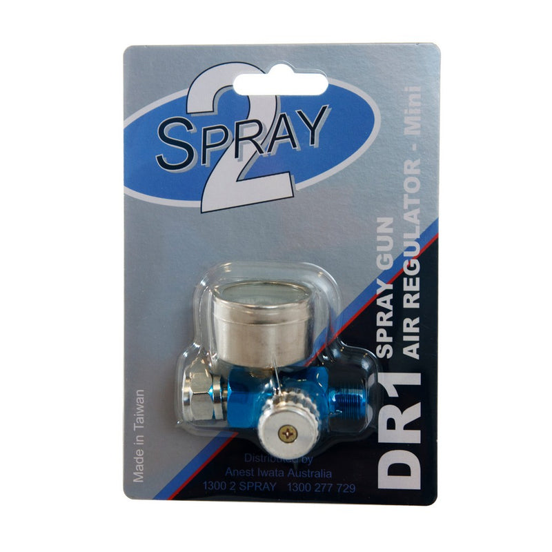 Load image into Gallery viewer, IWATA 2SPRAY AIR REGULATOR MINI WITH PRESSURE GAUGE
