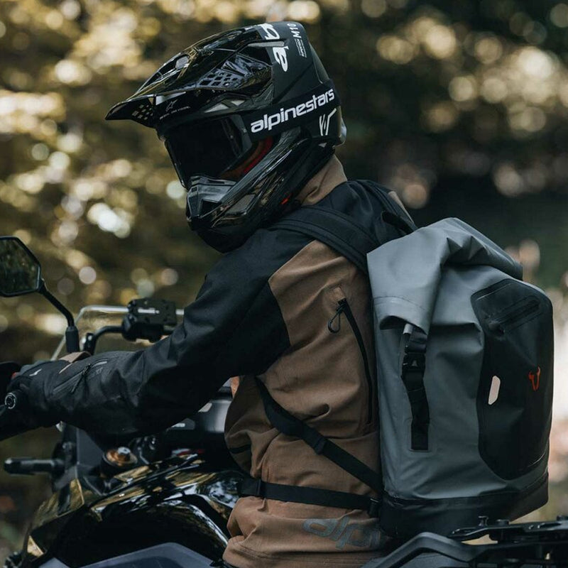 Load image into Gallery viewer, SW MOTECH DRYBAG BACKPACK DRYBAG 300 GREY BLACK
