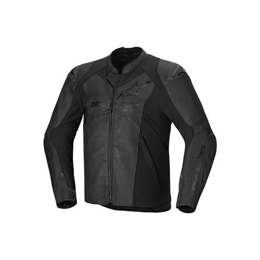 Alpinestars Faster v3 Leather Jacket Black/Black