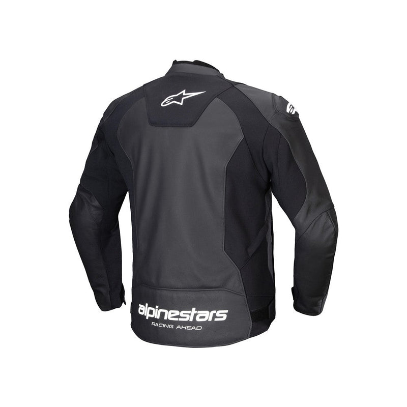 Load image into Gallery viewer, Alpinestars Faster v3 Leather Jacket Black/White
