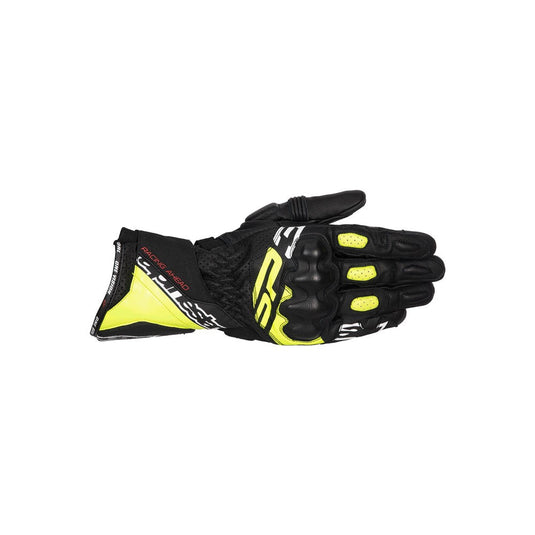 Alpinestars SP-3 Gloves Black/Yellow Fluoro/White