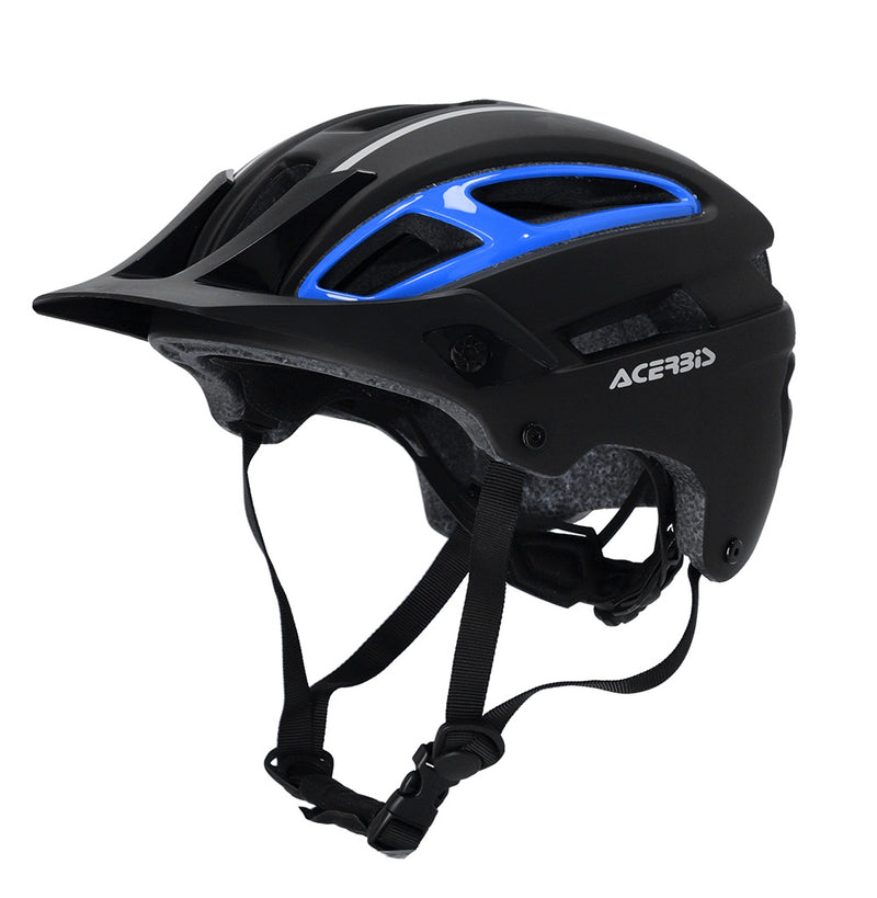 Load image into Gallery viewer, ACERBIS DoubleP MTB Helmet Blue Black
