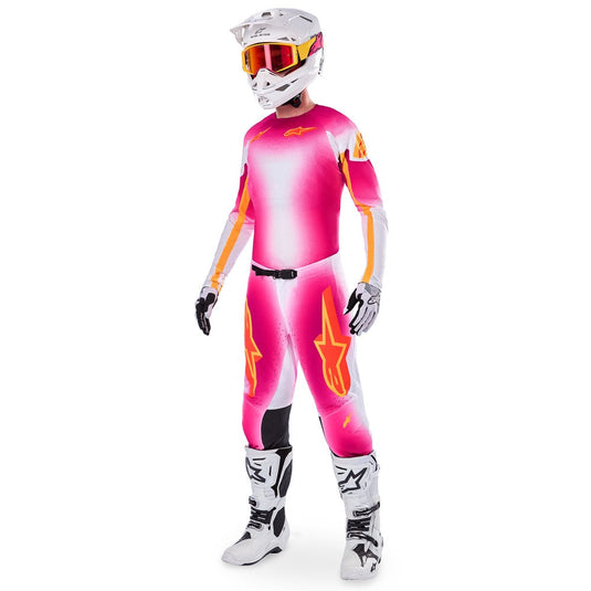 Alpinestars Supertech Mig Jersey Limited Edition Pink Fluoro/White