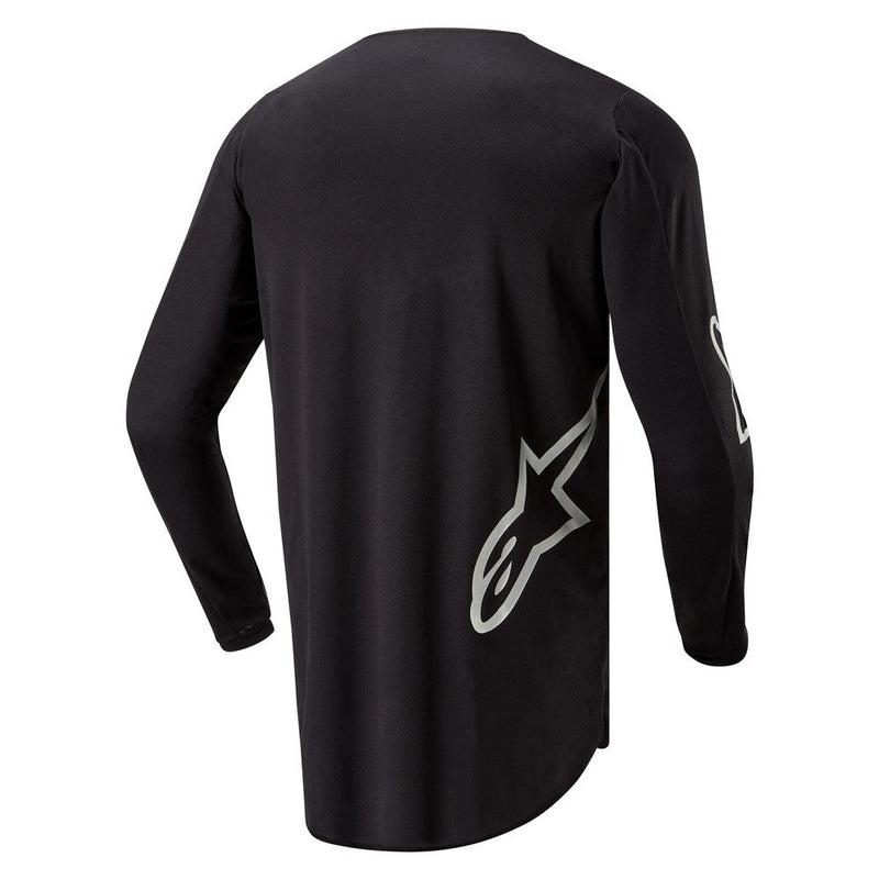 Load image into Gallery viewer, Alpinestars Fluid Graphite Jersey Black/Silver
