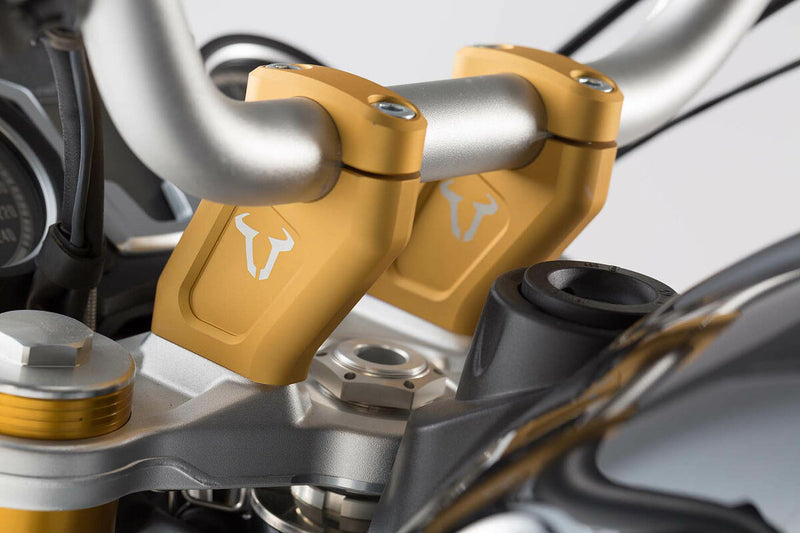 Load image into Gallery viewer, HANDLEBAR BAR BACK SW MOTECH 28MM HANDLEBARS GOLD BMW R NINE T 14-20
