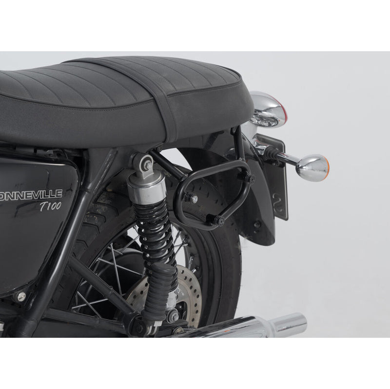 Load image into Gallery viewer, SIDE CARRIER SW MOTECH LEFT TRIUMPH BONNEVILLE T100 STREET SCRAMBLER THRUXTON
