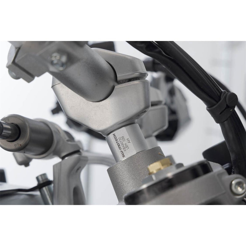 Load image into Gallery viewer, HANDLEBAR BAR RISER SW MOTECH 28MM HANDLEBARS SILVER DUCATI DESERT X 22-ON
