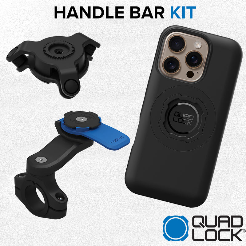 Load image into Gallery viewer, iPhone 16 Pro Handlebar Mount Kit Quad Lock
