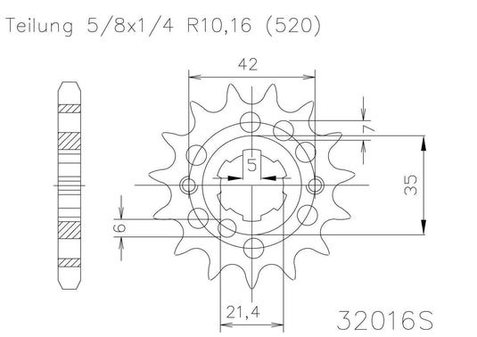SPROCKET FRONT MOTO MASTER STEEL 14T KAWASAKI KLX450 KLX450R KX450F KX450X