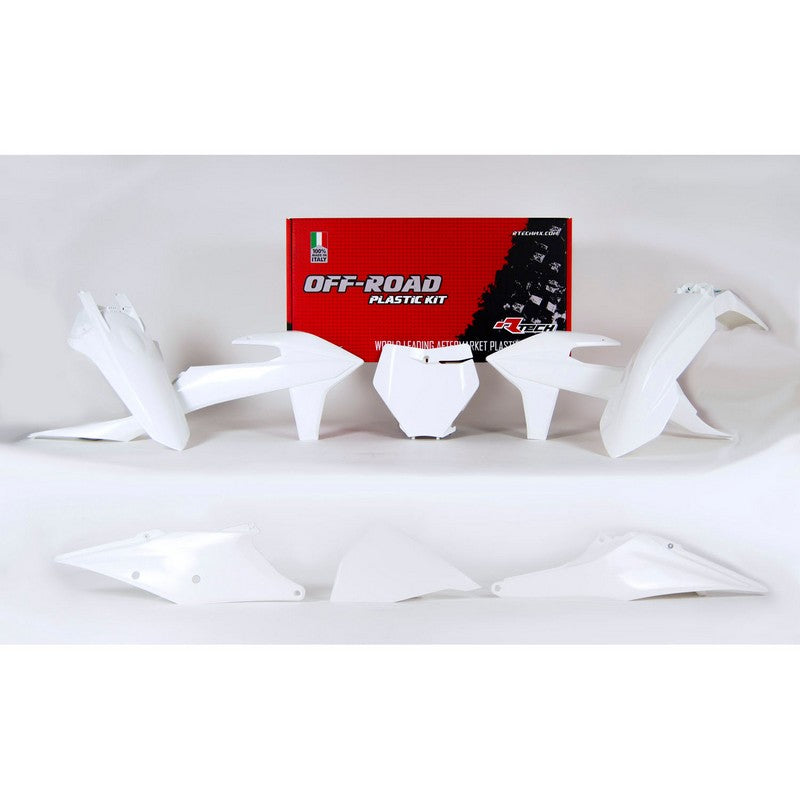 Load image into Gallery viewer, PLASTICS KIT RTECH 6 PIECE WHITE KTM SX XC SX-F XC-F
