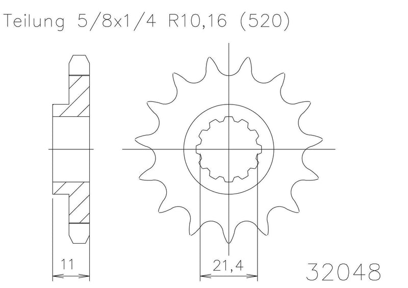 Load image into Gallery viewer, SPROCKET FRONT MOTO MASTER STEEL 13T HUSQVARNA CR SM SMR SMS TC TE TXC WR
