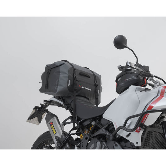 TAIL BAG SW MOTECH DRYBAG 35 LITRE WEATHERPROOF GREY BLACK