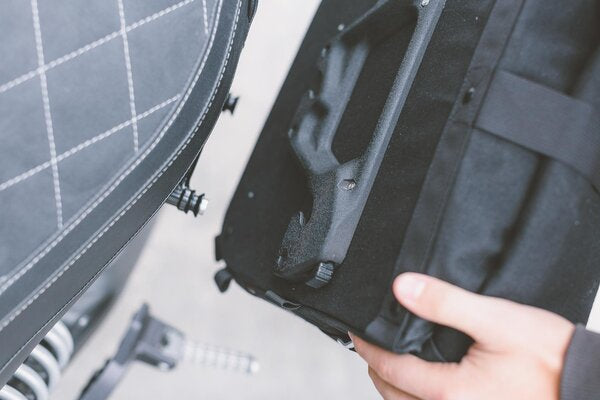 Load image into Gallery viewer, LEGEND GEAR SIDE BAG LC1 SW MOTECH FOR SLC SIDE CARRIER RIGHT BLACK EDITION 9.8L
