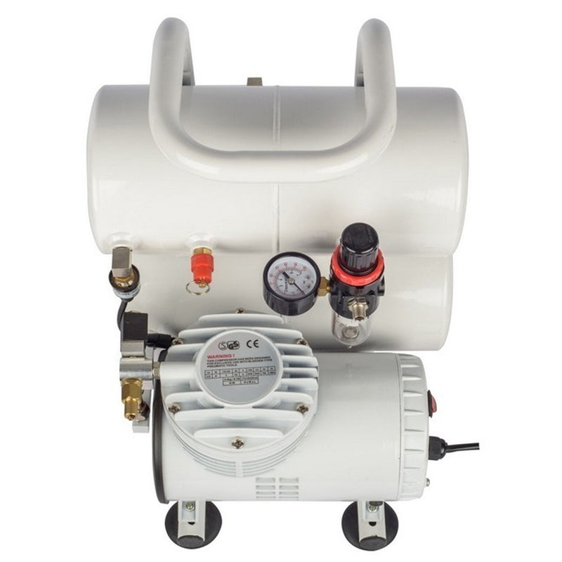 Load image into Gallery viewer, FORMULA AIRBRUSH COMPRESSOR 1/4HP WITH TWIN TANKS 7.5L
