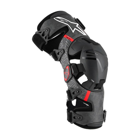 Alpinestars Supertech RK-10 Plasma Knee Brace Black/Red  (Pair)