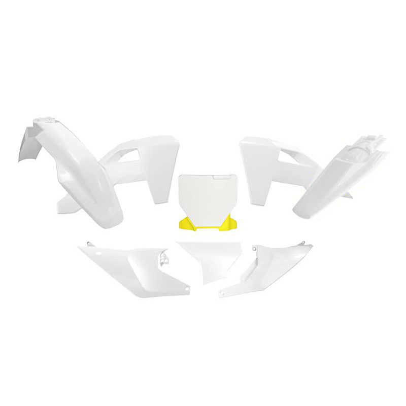 Load image into Gallery viewer, PLASTICS KIT RTECH 6 PIECE WHITE HUSQVARNA FC FX TC TX
