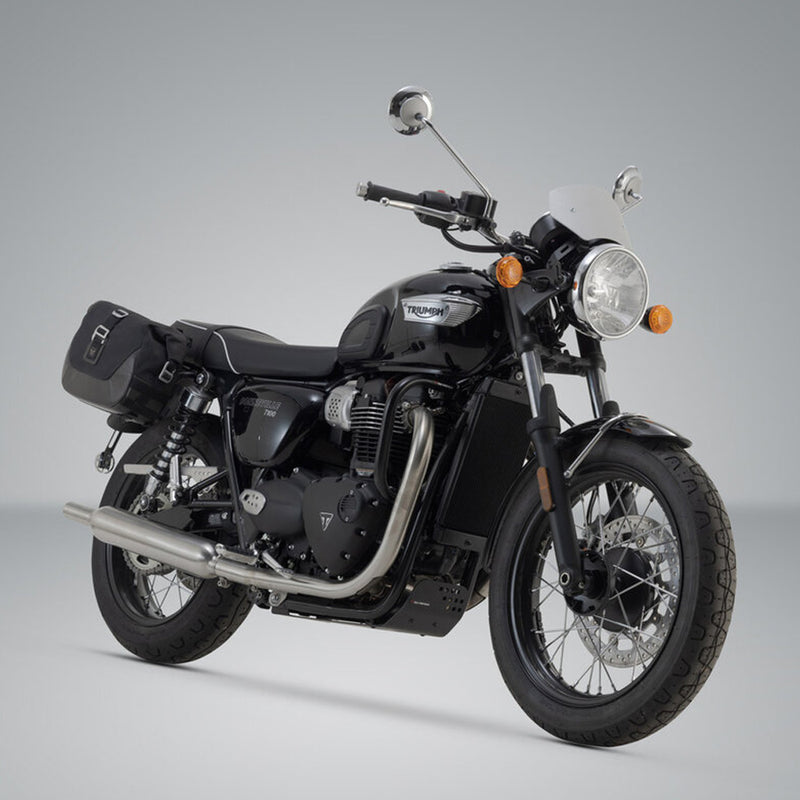 Load image into Gallery viewer, SW MOTECH LEGEND GEAR SIDE BAG SYSTEM LHS RHS LC2 13.5L TRIUMPH BONNEVILLE  BONNEVILLE T100 04-16
