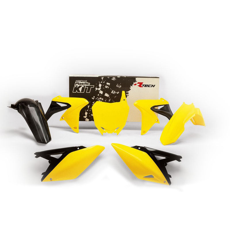 Load image into Gallery viewer, PLASTICS KIT RTECH 5 PIECE OEM COLOURS SUZUKI RMZ250 10-18
