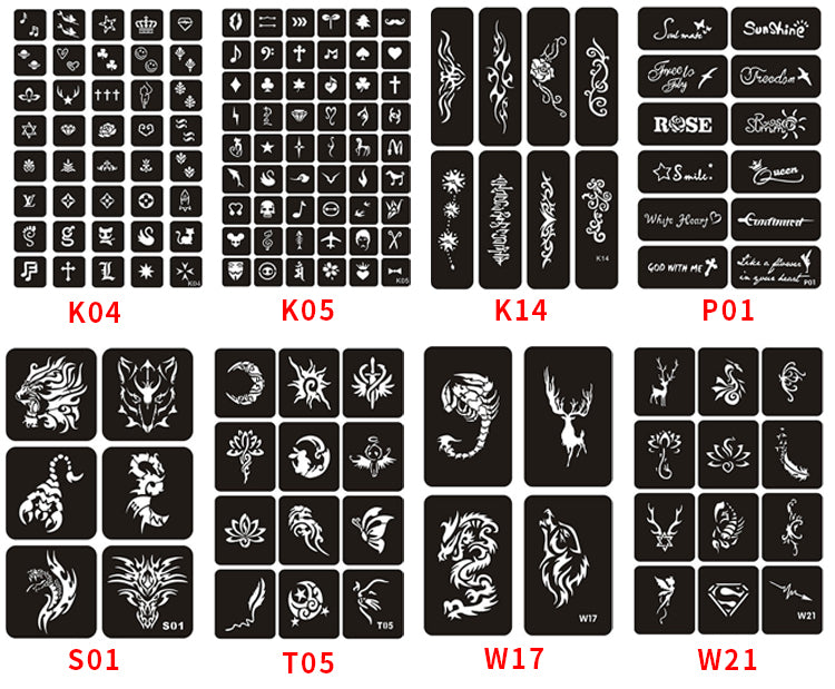 Load image into Gallery viewer, FORMULA AIRBRUSH WATERPROOF STENCIL BOOK 20PG
