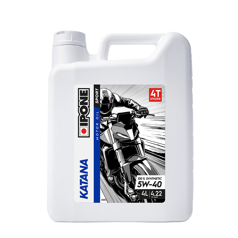 Load image into Gallery viewer, IPONE Katana - 100% Synthetic 4T Oil - 5W-40 4L
