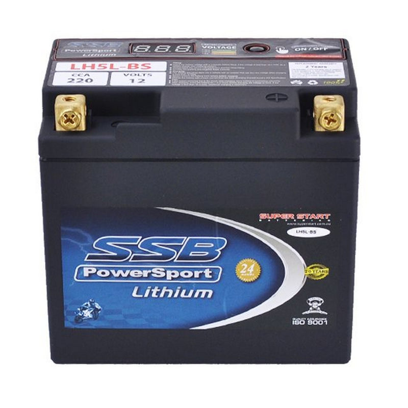 Load image into Gallery viewer, MOTORCYCLE AND POWERSPORTS BATTERY 12V 220CCA SSB HIGH PERFORMANCE LITHIUM ION
