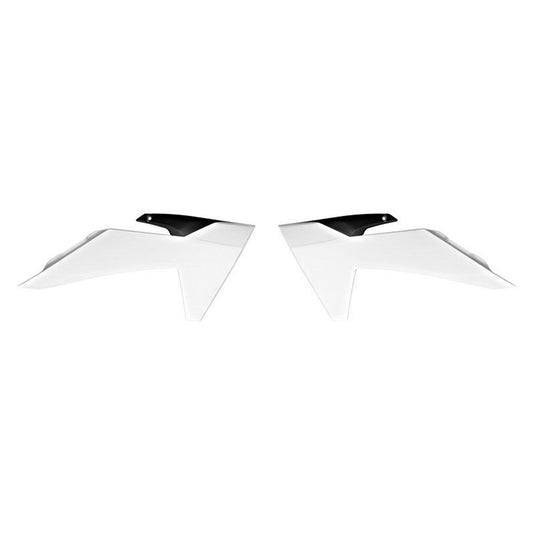RADIATOR SHROUDS RTECH WHITE BLACK KTM 50SX 24-ON