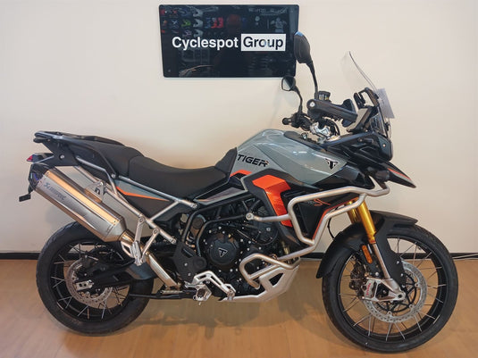 2026 Triumph Tiger 900 Desert Edition adventure bike at Cyclespot