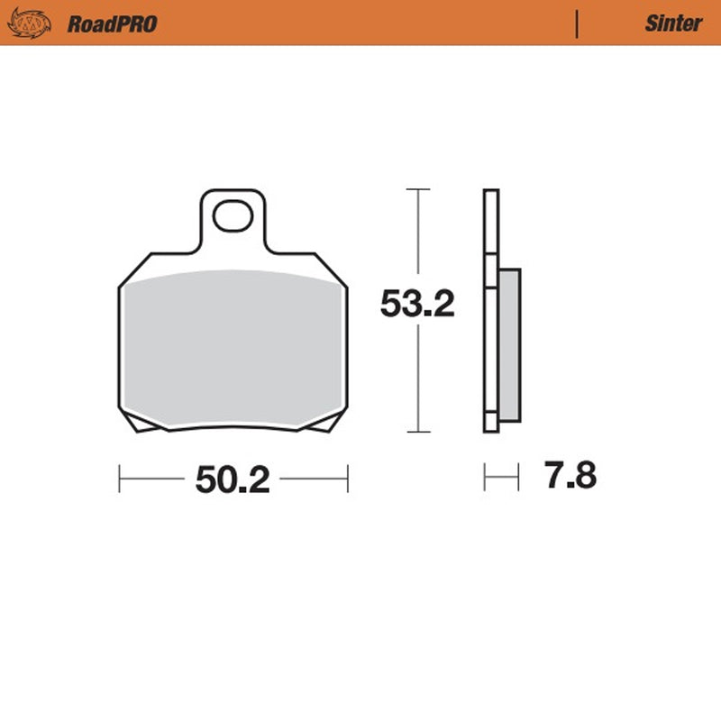 Load image into Gallery viewer, BRAKE PADS MOTO MASTER REAR SINTERED FOR MULTIPLE MAKES
