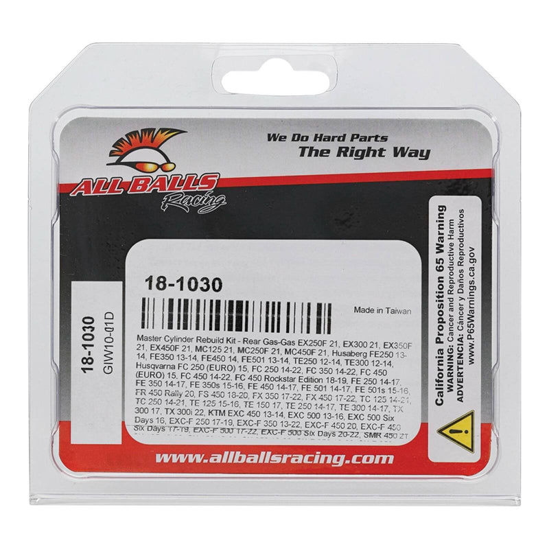 Load image into Gallery viewer, All Balls Racing Master Cylinder Rebuild Kit (18-1030)
