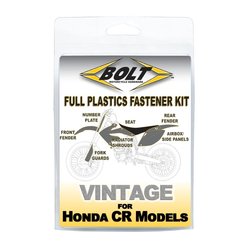 Load image into Gallery viewer, Bolt Body Work Fastener Kit Honda CR125 '85-'90 CR250/500 '85-'89
