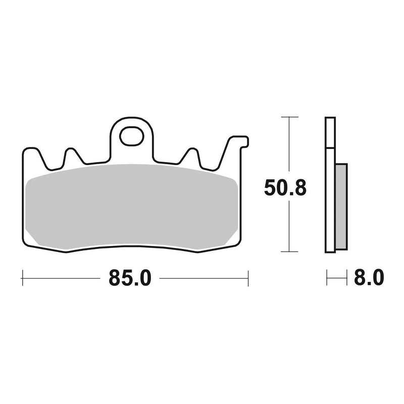 Load image into Gallery viewer, Brembo Prime Sinter Front Brake Pads 07BB38SA
