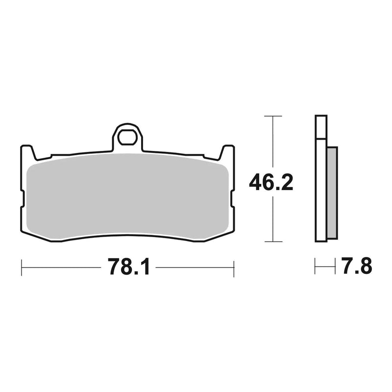 Load image into Gallery viewer, Brembo Xtra Sinter Front Brake Pads 07GR06SR
