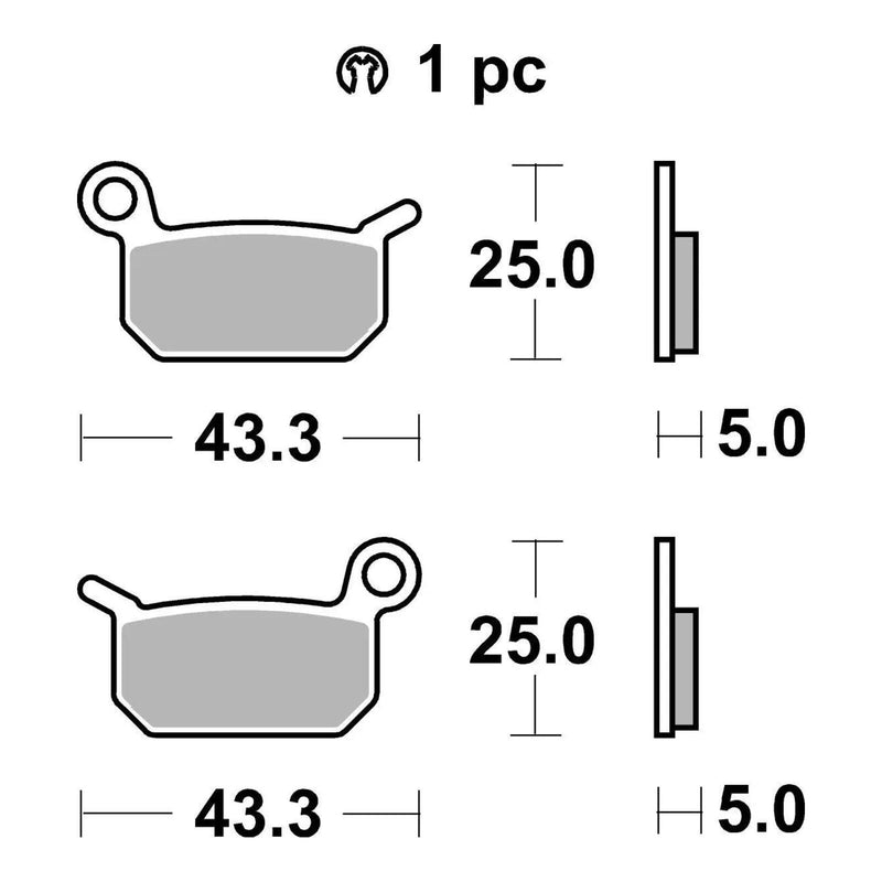 Load image into Gallery viewer, Brembo Upgrade Sinter Front Brake Pads 07GR70SX
