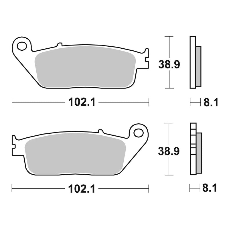 Load image into Gallery viewer, Brembo Prime Sinter Front Brake Pads 07HO30SA
