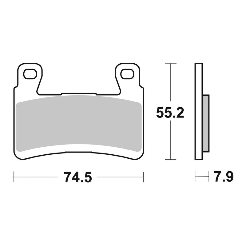 Load image into Gallery viewer, Brembo Prime Sinter Front Brake Pads 07KA29SA
