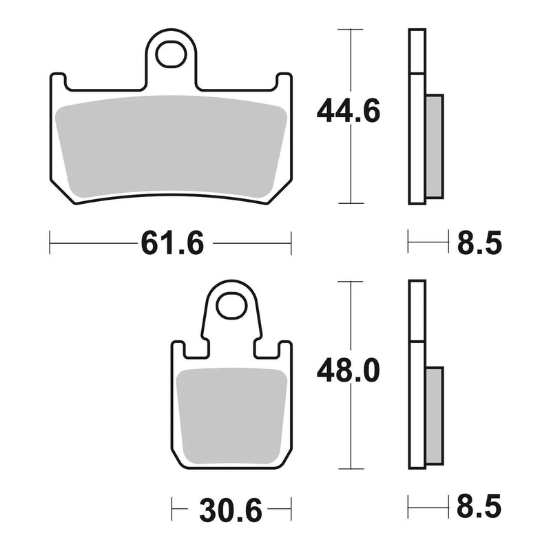 Load image into Gallery viewer, Brembo Prime Sinter Front Brake Pads 07YA46SA
