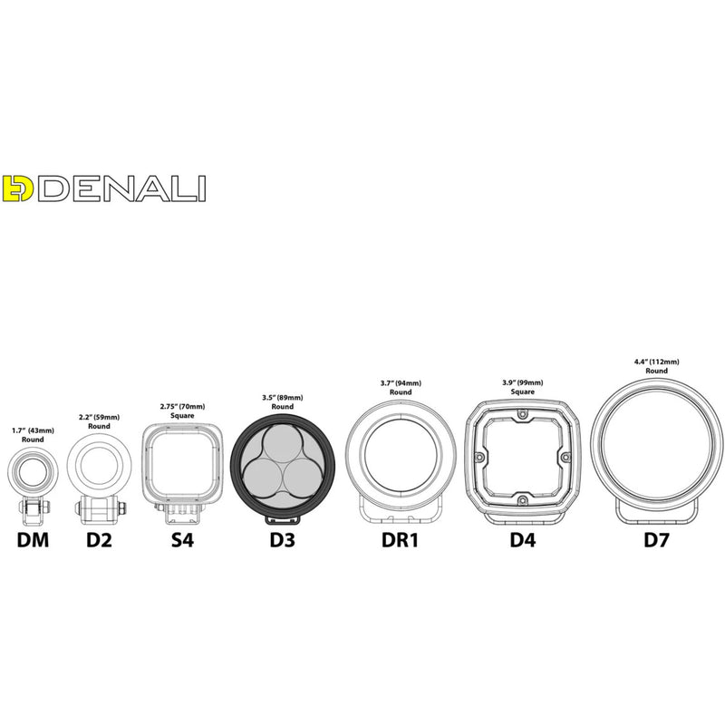 Load image into Gallery viewer, Denali D3 LED Fog Light Kit - DataDim™ Technology - Pair
